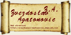 Zvezdoslav Agatonović vizit kartica